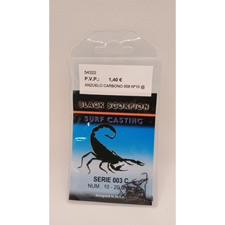 ANZUELOS SALPER Black Scorpion Serie 003C - Imagen 2