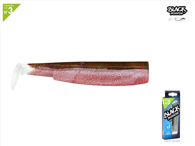 Black Minnow 120 - 3 cuerpos - Pink Nº3 - Imagen 1