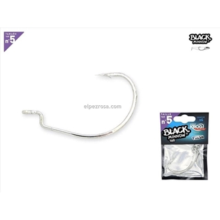 Black Minnow 160 (Nº5) - 4 Anzuelos Krog Premium by VMC - Imagen 1