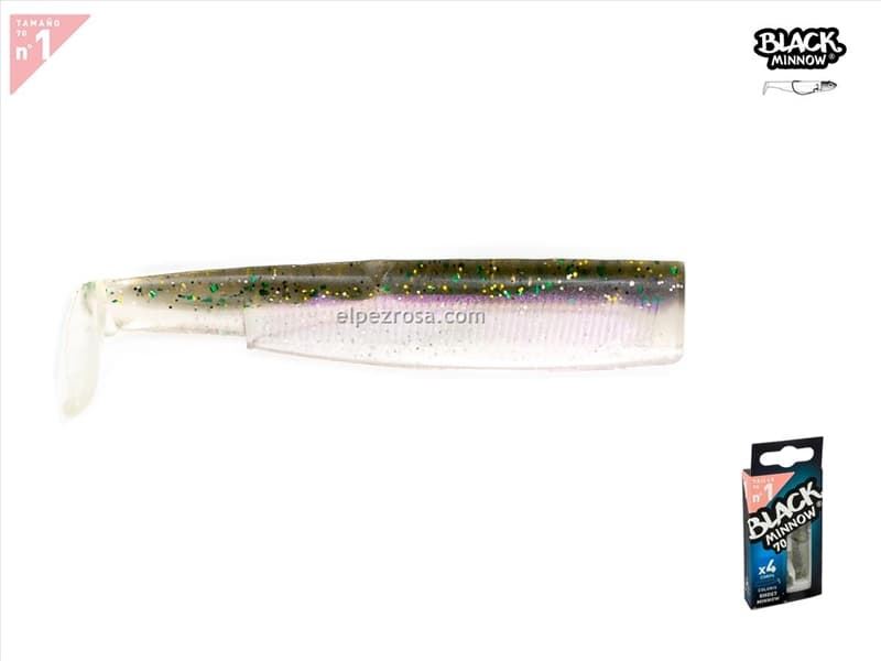 BLACK MINNOW 70 Nº1 X4 CUERPOS - Imagen 1