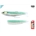 Black Minnow 90 - Combo - Off Shore - 10g - Green Glitter Spain SC Nº2 - Imagen 1