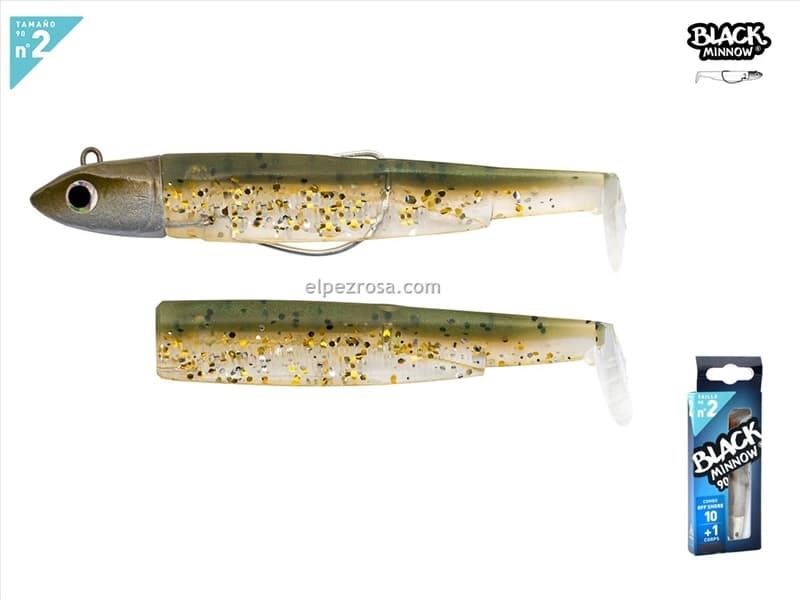 Black Minnow 90 - Combo - Off Shore - 10g - Khaki Glitter - Imagen 1