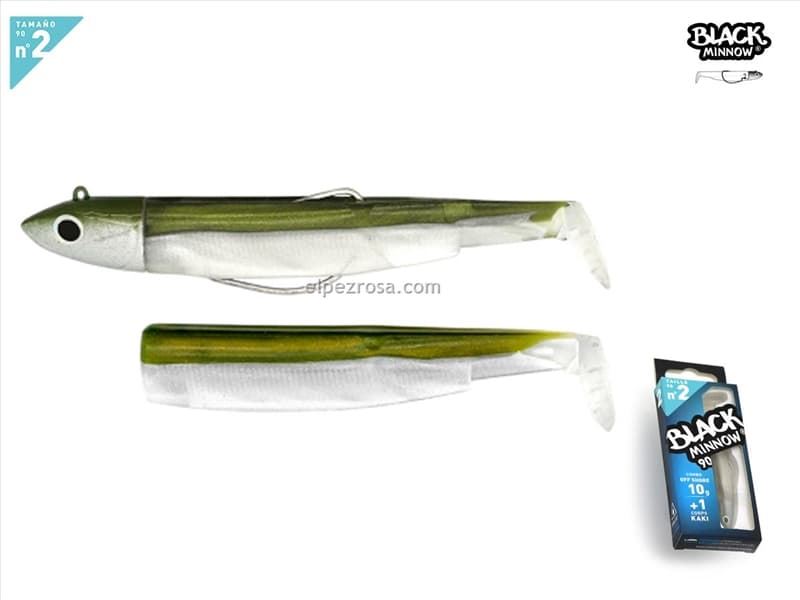 Black Minnow 90 - Combo - Off Shore - 10g - Khaki Nº2 - Imagen 1