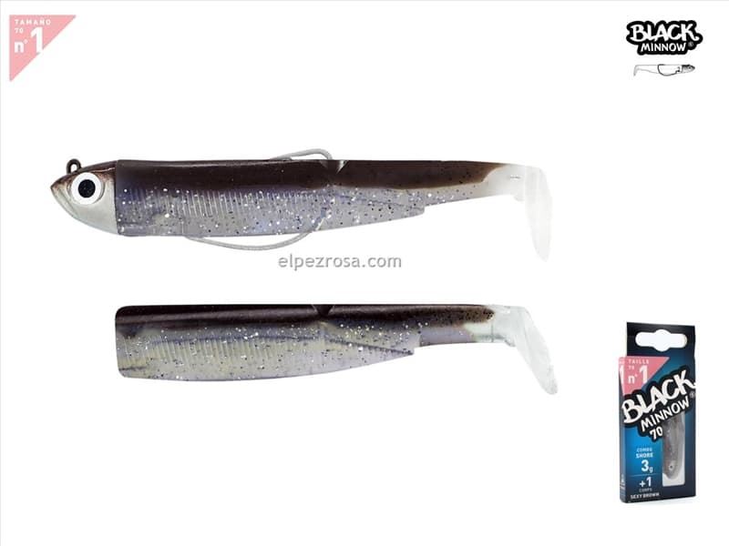 COMBO SHORE BLACK MINNOW 70 Nº1 - Imagen 1