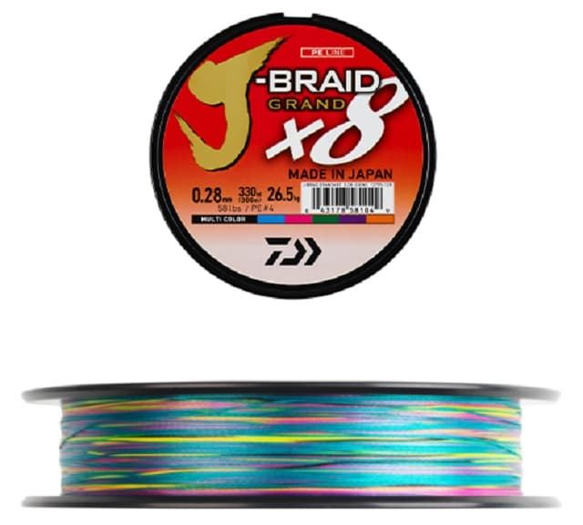 Trenzado J-Braid Grand x8 de Daiwa - Imagen 2